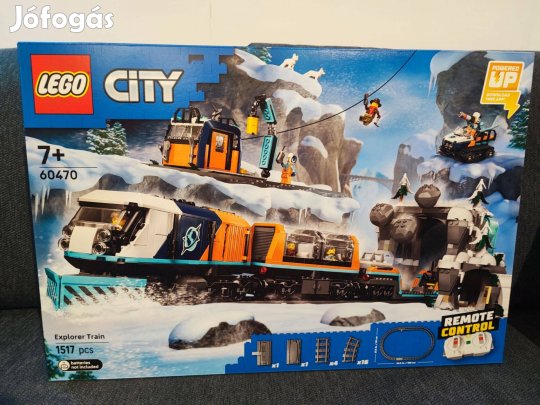 Új, bontatlan Lego City - Felfedezők sarkvidéki expresszvonata - 60470