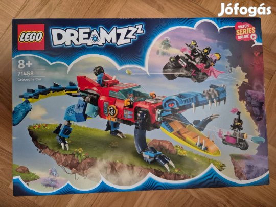 Új, bontatlan Lego Dreamzzz 71458 Krokodil autó