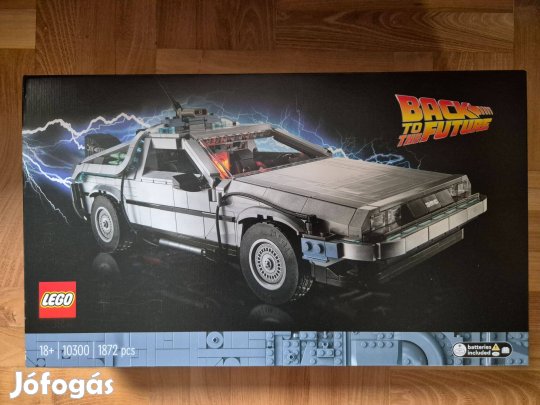 Új, bontatlan Lego Icons 10300 - Vissza a jövőbe időgép