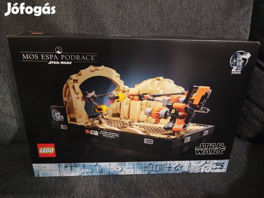 Új, bontatlan Lego Star Wars - Mos Espa fogatverseny dioráma - 75380