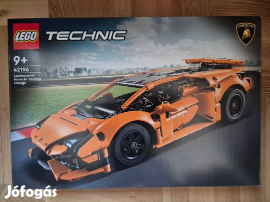 Új, bontatlan Lego Technic 42196 - Lamborghini Huracán Tecnica narancs