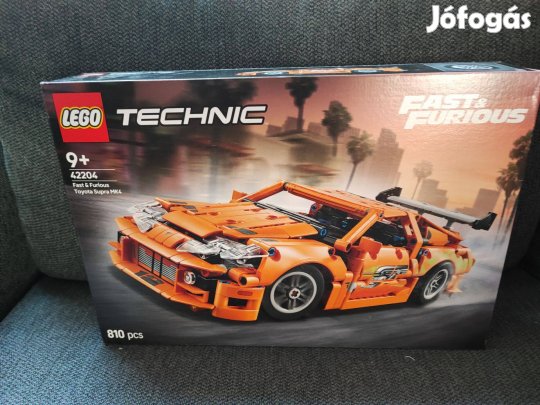 Új, bontatlan Lego Technic - Fast and Furious Toyota Supra MK4 - 42204