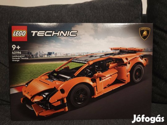 Új, bontatlan Lego Technic - Lamborghini Huracán narancssárga - 42196