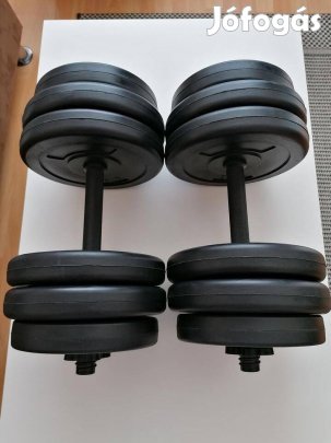 Új, bontatlan! 30kg súlyzó szett