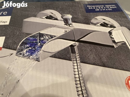 Új, bontatlan, Led-es kád csaptelep