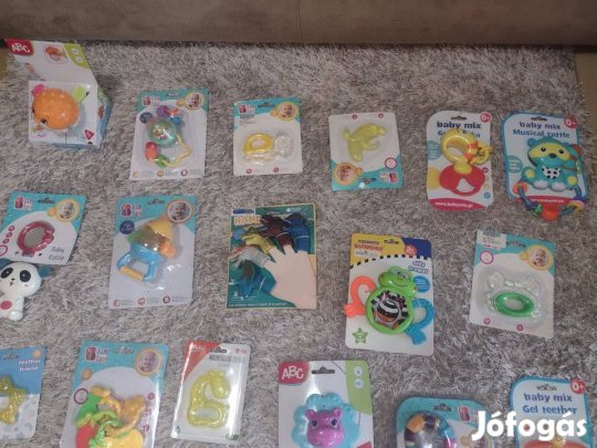 Új, bontatlan bébijátékok nyomott áron eladók!