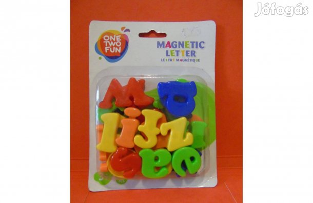 Új, bontatlan mágneses betűk