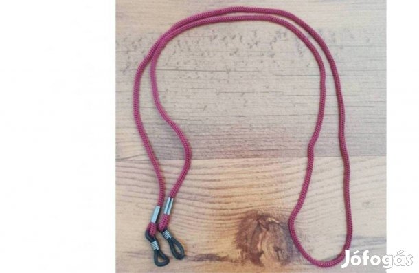 Új, bordó gyerek szemüvegzsinór