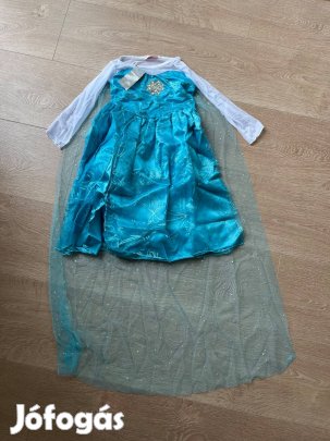 Új, címkés Elza Jégvarázs jelmez 130-as (5-7 év)