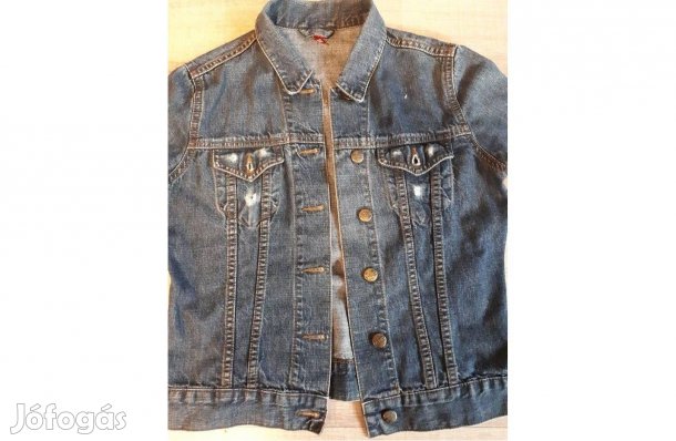 Új, cimkés H&M farmer dzseki, 36-os méret