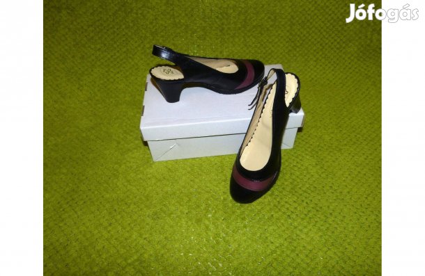 Új, címkés Vaszi kívül-belül Bőr női cipő sling 35