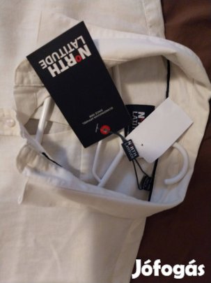 Új, cimkés! Törtfehér lenvászon ing eladó! 7XL! Nagyméret!