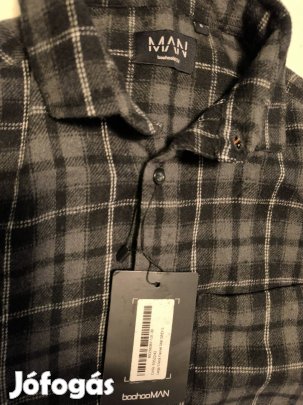 Új, címkés flanel ing