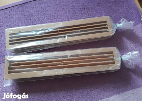 Új, csomagolt, műanyag szellőzőrácsok