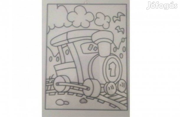 Új, dekorálható vonatos kép