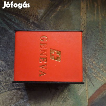 Új, díszdobozos divatos elegáns ffi óra, olcsón