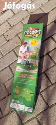 Új, dobozos Mini Golf játék fürdőszobai toalett WC retyó unaloműző