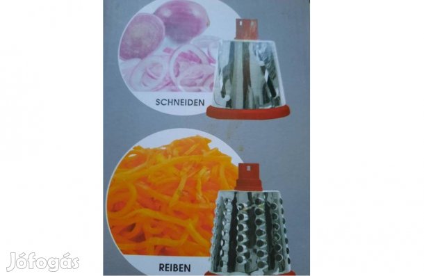 Új, egyszer kipróbált konyhai aprító gép, reszel, aprít, darál stb