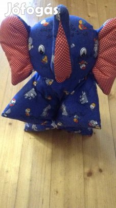 Új, elefántos tépőzáras gyerek párna!