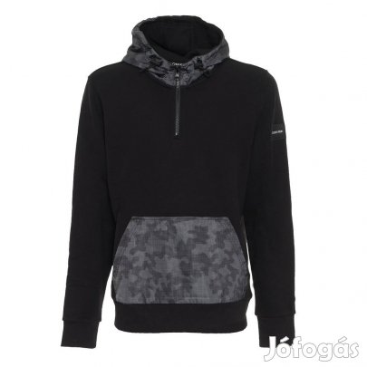 Új, eredeti Calvin Klein terepmintás fekete férfi kapucnis pulóver XXL