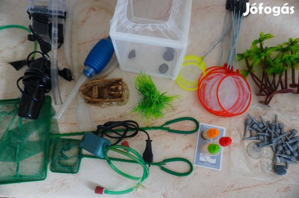 Új! és újszerű Akvárium felszerelés, Akvárium szűrő, Légpumpa