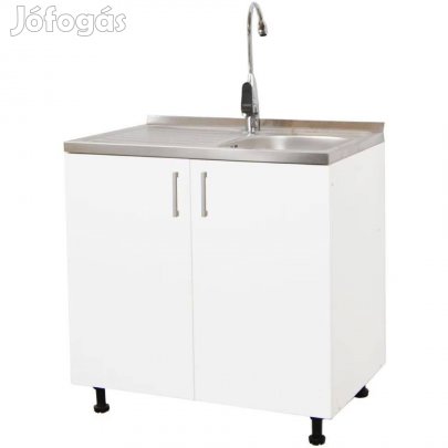 Új, fehér mosogató szekrény