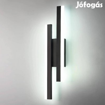 Új, fekete fali led lámpa eladó