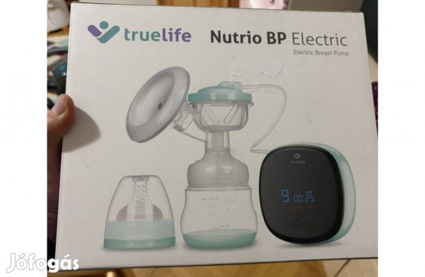 Új, felbontott Truelife Nutrio BP elektromos mellszívó - 1,5 év gari!