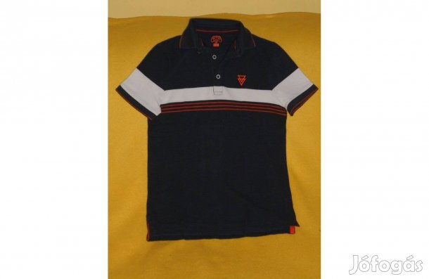 Új, fiú ingpulóver, póló. Elegáns, galléros, 10-12 év, 152-158