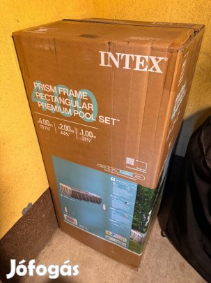 Új, garanciális Intex medence + tartozékok