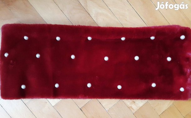 Új, gyöngyös, bordó női sál
