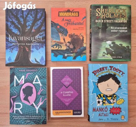 Új, hibátlan állapotú könyvek