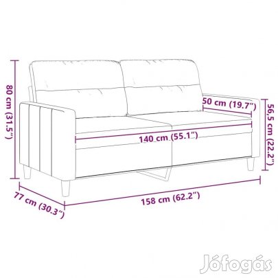 Új, hibátlan kanapé
