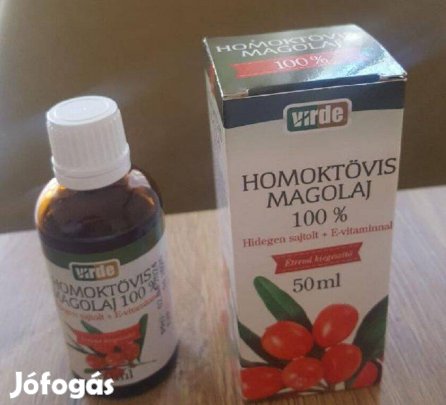 Új, homoktövis magolaj E-vitaminnal 100% 50 ml