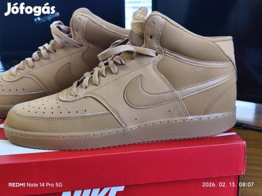 Új, hordatlan. Nike Court Vision Mid. 45.