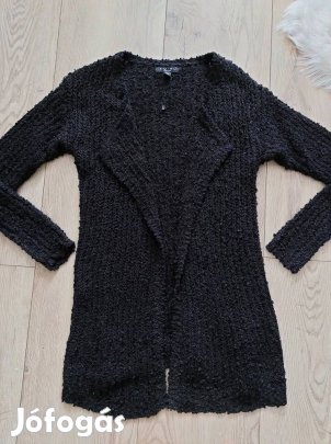 Új, hosszú M-es Amisu, rögzítés nélküli bolyhos kardigán
