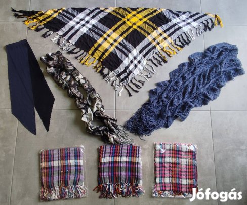 Új, ill. keveset használt női kendő, ill. sál. Darabár.