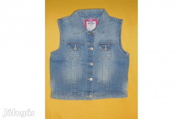 Új, kislány farmer mellény. Divatos,díszes, Dopodopo.128, 7-8 év