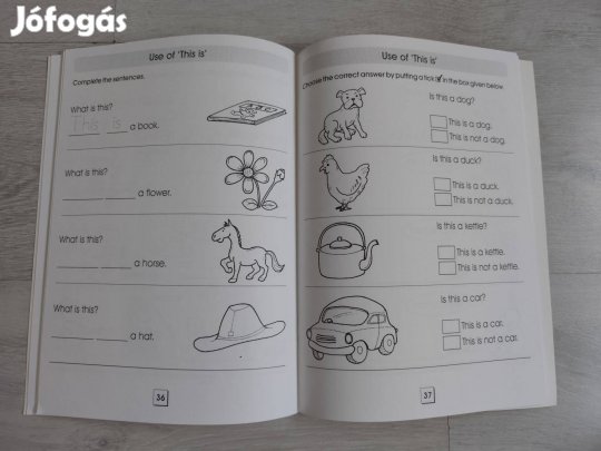 Új, kitöltetlen Early grammar - kezdő angol nyelvtan gyakorló