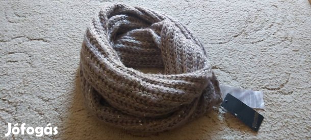 Új, kötött, pihe-puha csősál (2×80×40 cm)