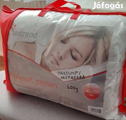 Új, meleg, téli, 600gr.-os polysoft paplan eladó