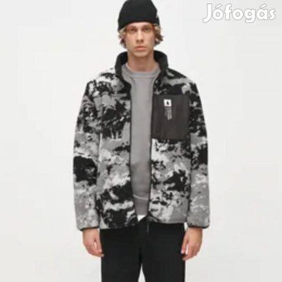 Új, moha mintás,kézzelkészített, téli dzseki olcsón eladó