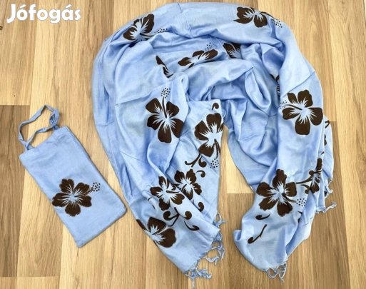 Új, nagy méretű kendő/strand kendő táskával (110X160cm)