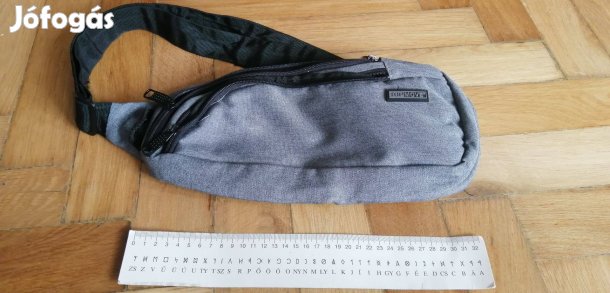 Új, nagyméretű övtáska - vállon átvethető / biztonsági zárral