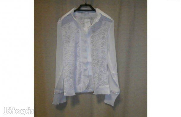 Új, nagyon szép, csipkés lányka blúz, méretek: 134,146,152