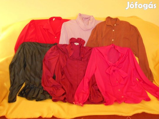 Új, női blúz, színes, díszes, fodros - különleges. 36 - 48 - ig