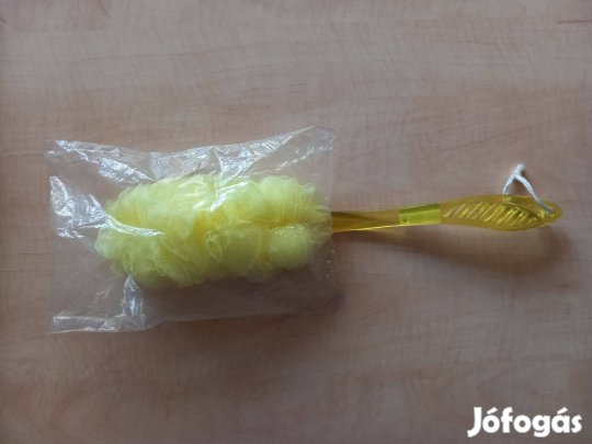 Új, nyeles hátmosó, fürdő kefe