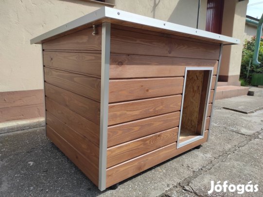Új, nyitható, szigetelt, aluprofilos kutyaház pl. goldinak
