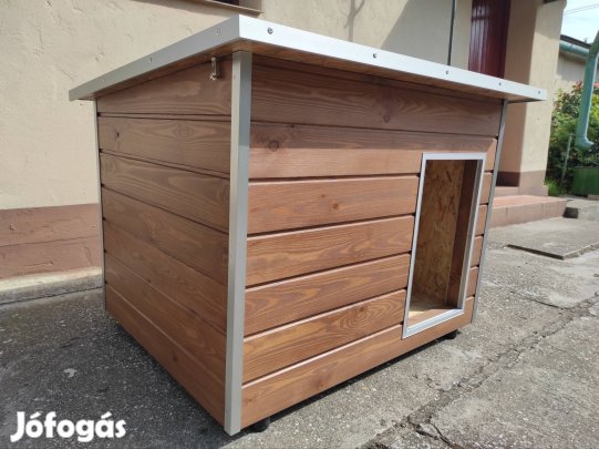 Új, nyitható, szigetelt, aluprofilos kutyaház pl. goldinak