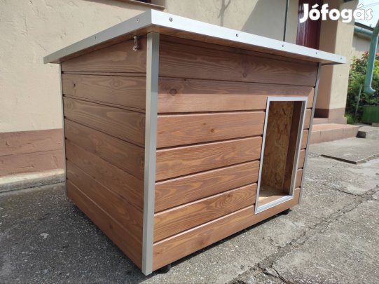 Új, nyitható, szigetelt, aluprofilos kutyaház pl. goldinak